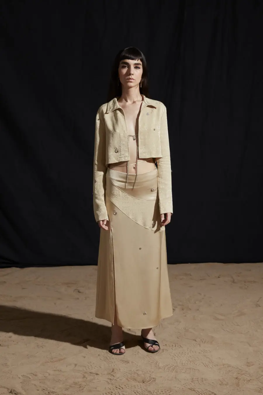 نام نما دامن ماکسی کرم